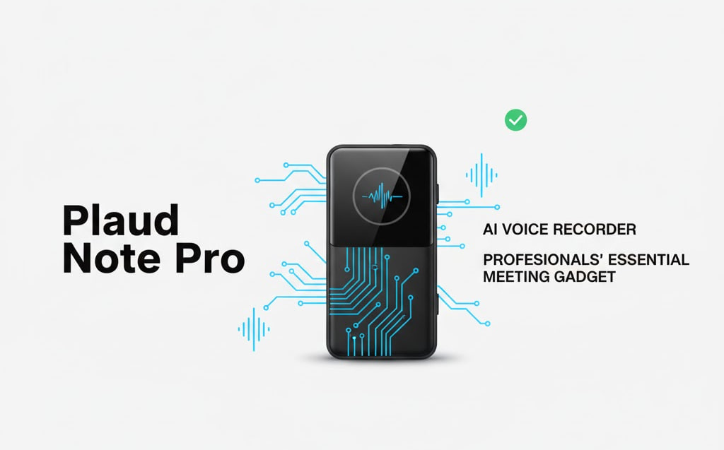 Plaud Note Pro؛ ضبط‌کننده هوش مصنوعی که حرفه‌ای‌ها بدونش جلسه نمی‌رن!