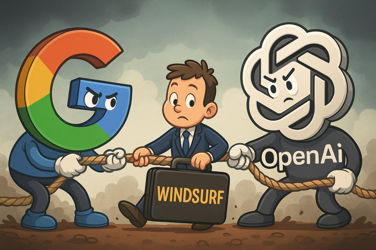 جنگ میلیاردی OpenAI و گوگل بر سر Windsurf بالا گرفت!