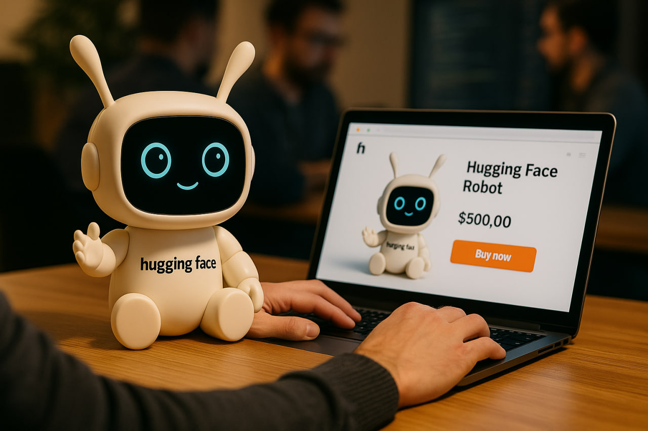 ربات Hugging Face با فروش نیم میلیون دلاری ترکوند! واقعاً به چه دردی میخوره؟